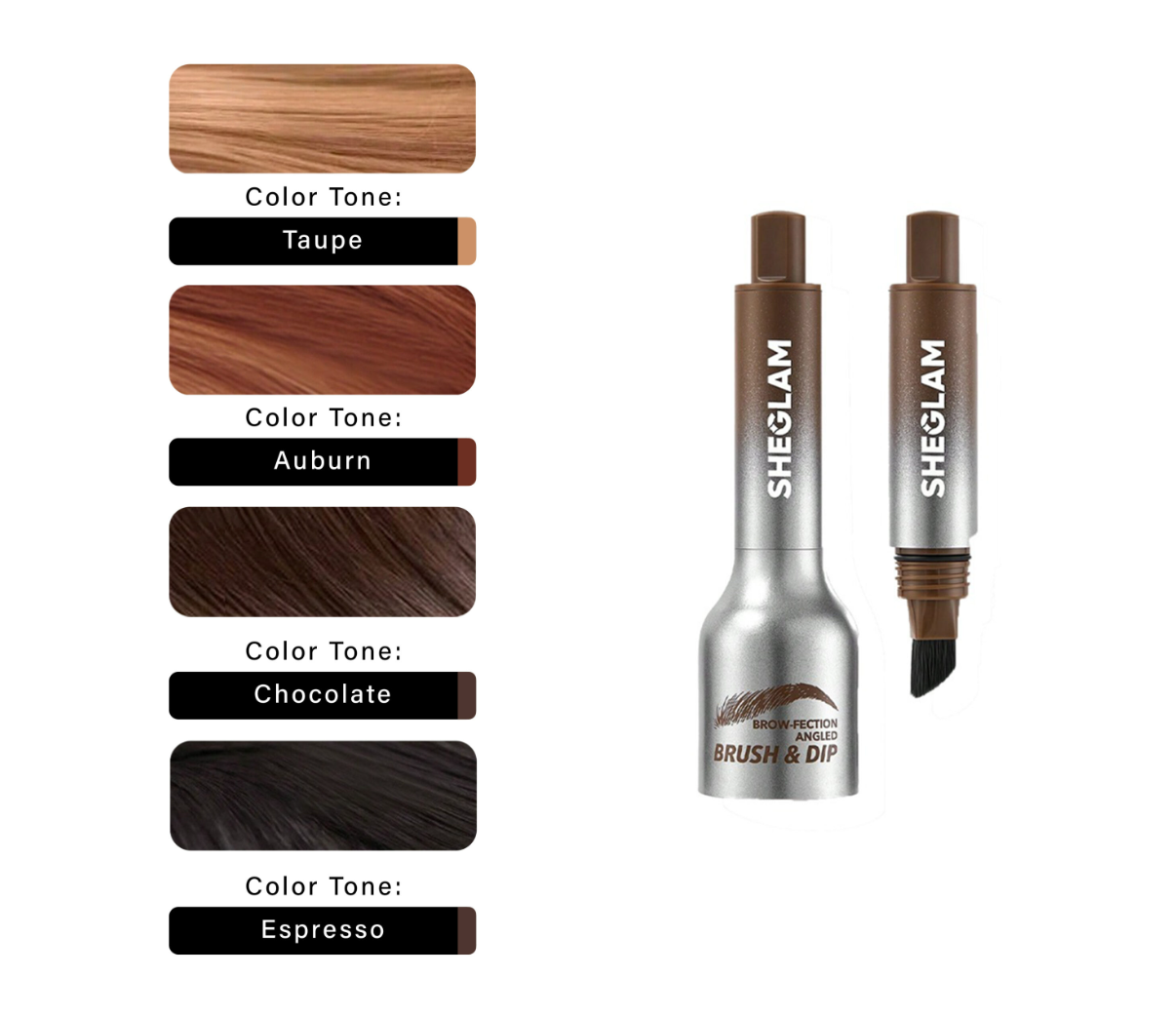 piece brow gel offer from sheglam